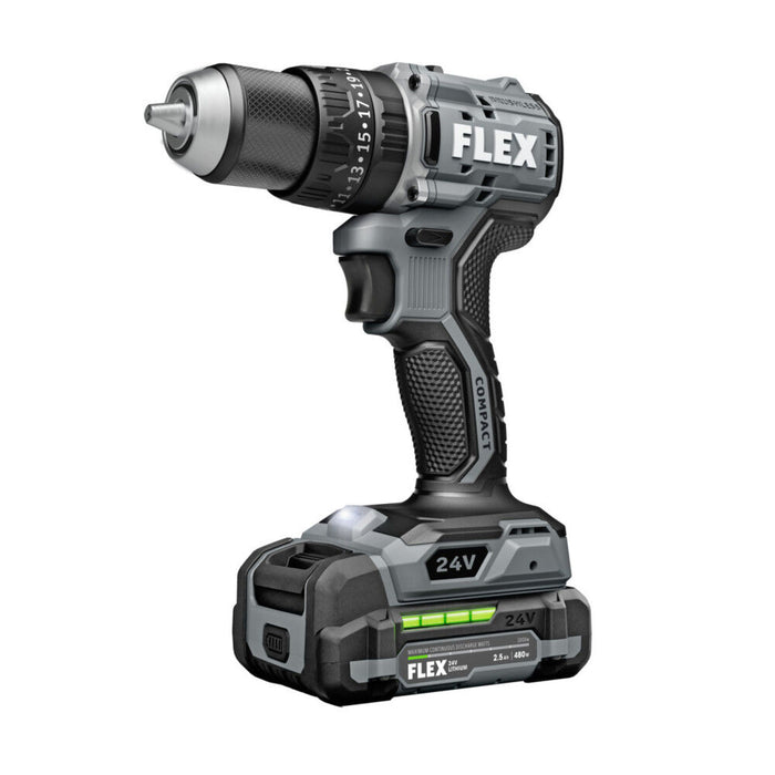 FLEX 24V Brushless Cordless 1/2 In. 2-Speed Hammer Drill