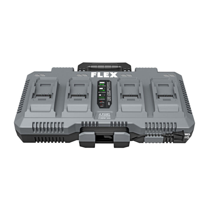 FLEX STACK PACK 24V Rapid Battery Charger 4 Port