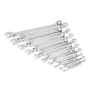 GEARWRENCH 19 Piece 12 Pt Long Pattern Combination SAE Wrench Set in Foam Storage Tray | GWMSCWL12SAE