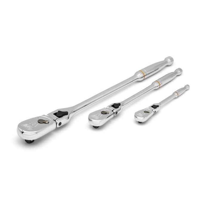 GEARWRENCH 3-Piece 1/4", 3/8", 1/2" Drive Tooth Ratchet Set