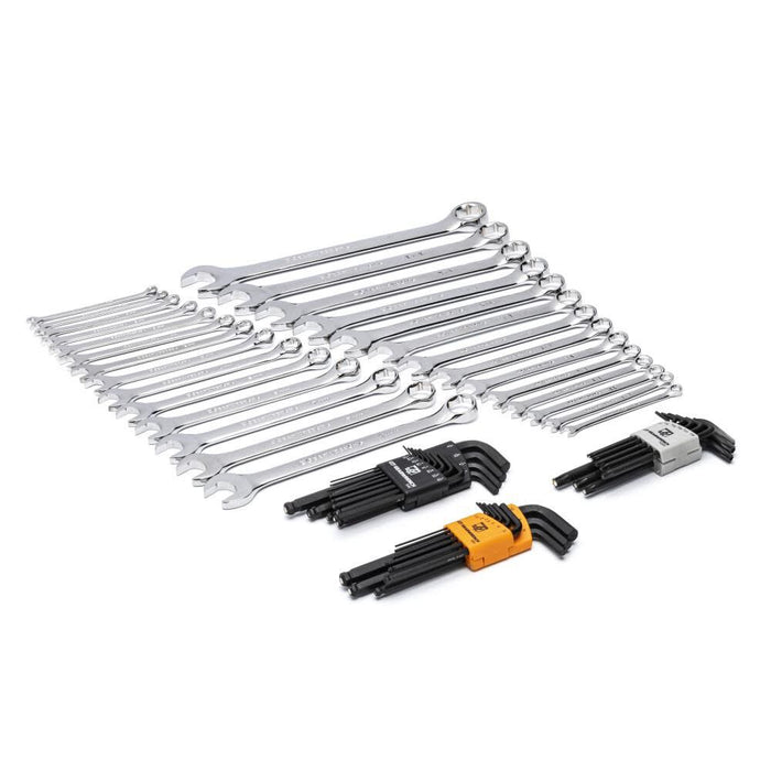 GEARWRENCH 6 Point Combination Wrench and Hex Key Set in Foam Storage Tray 59pc