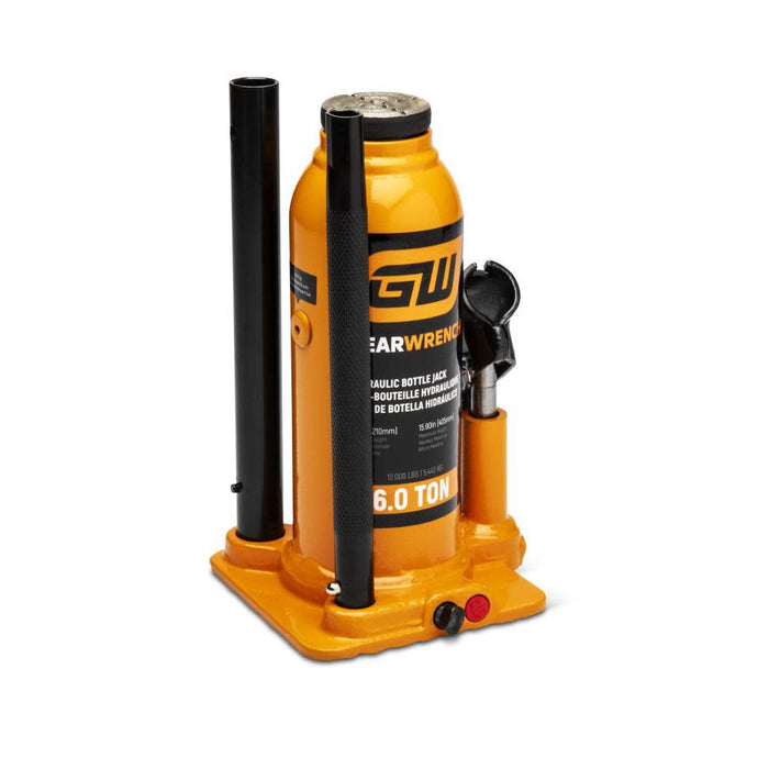 GEARWRENCH 6 Ton Hydraulic Bottle Jack | GWHBJ6T