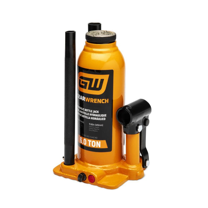 GEARWRENCH 6 Ton Hydraulic Bottle Jack | GWHBJ6T