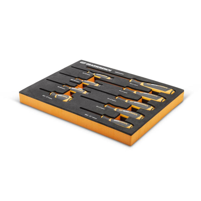 GEARWRENCH Phillips Dual Material Screwdriver Set in Foam Storage Tray 9pc