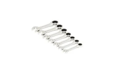 GEARWRENCH 21 Piece 72T SAE Standard & Stubby Ratcheting Wrench Set with EVA Foam Tray - 86526