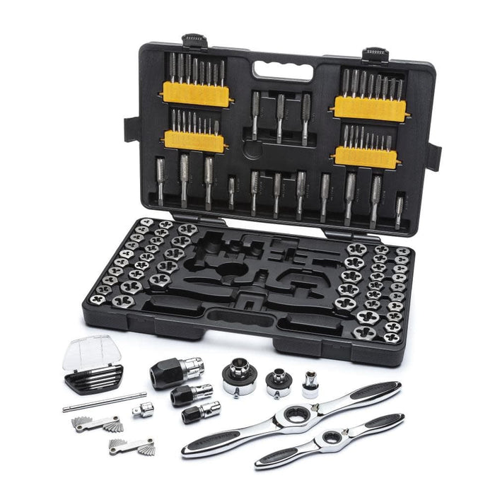 GEARWRENCH 114-Piece Ratcheting Tap and Die Set | SAE & Metric | 82812