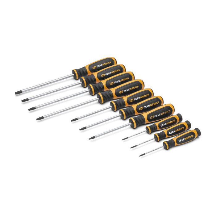 GEARWRENCH Torx Dual Material Screwdriver Set in Foam Storage Tray 10pc