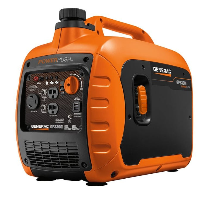 Generac 3300-Watt Recoil Start Gas Inverter Generator with COSense (Model 7153)