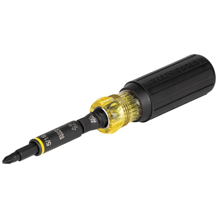 Klein Tools 32500HD KNECT Multi-Bit Screwdriver / Nut Driver, Impact Rated 11-in-1 Tool with Phillips, Slotted, Square and Torx Tips