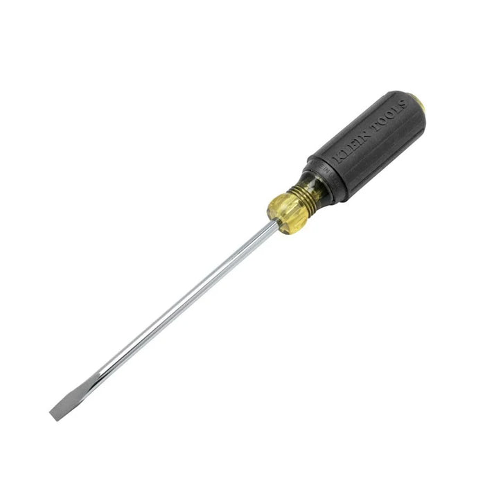 Klein Tools 605-6 1/4-Inch Cabinet Tip Screwdriver, Heavy Duty, 6-Inch, Made in USA