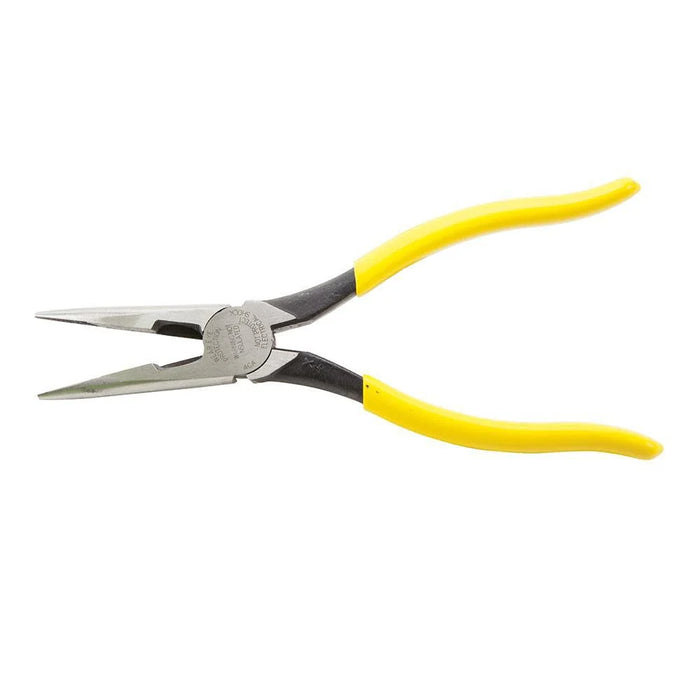 Klein Tools D203-8 Needle Nose Pliers, Long Nose Side Cutters, Alligator Pliers with Extended Handles, 8-Inch