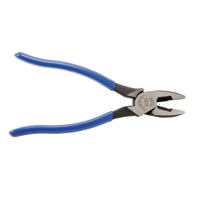 Klein Tools D2000-9NE Side Cutter Linemans Pliers, Made in USA, Cut ACSR, Screws, Nails, Hard Wire, 9-Inch Electrical Pliers