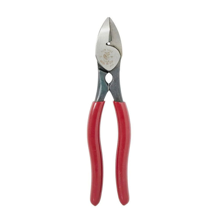 Klein Tools 1104 BX Cable Cutter and All-Purpose Shears, Made in USA, BX Cable, Sheet Metal, Steel Strapping, Bundling Wire, with Stripping Notch