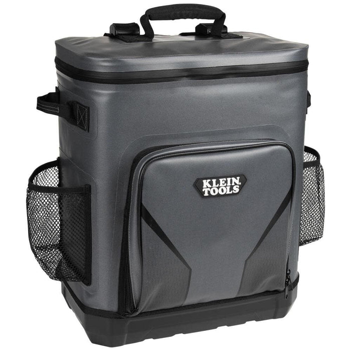 Klein Tools 62810BPCLR Cooler Backpack, 30 Cans Insulated Backpack Cooler, Rugged Bottom, Ideal for Jobsite, Hunting, Camping or Beach