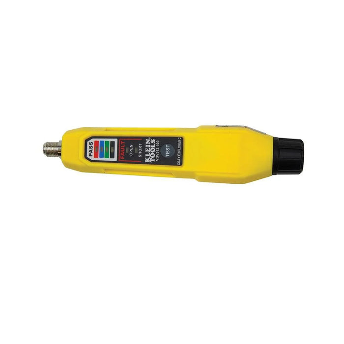 Klein Tools VDV512-100 Cable Tester, Coax Explorer 2 VDV Tester, Push Button Operation For Wire Tracing, Testing and Mapping Coaxial Cable