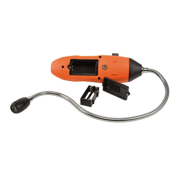 Klein Tools ET120 Gas Leak Detector, Combustible Gas Leak Tester with 18-Inch Gooseneck Has Range 50 - 10,000 ppm, Includes Pouch, Batteries