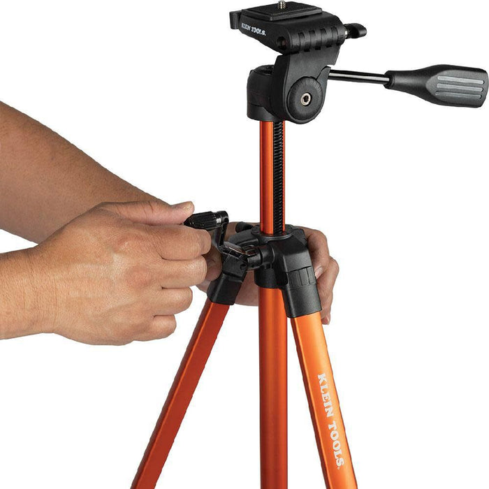 Klein Tools 69345 Tripod, Flexible Tripod with Mount, Lightweight Aluminum, Compatible with Klein Tools Laser Levels and other Products