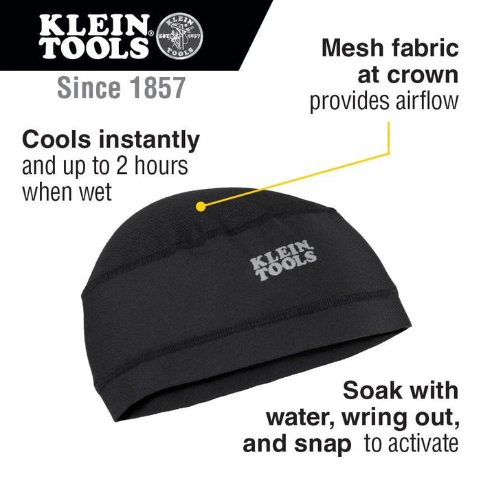 Klein Tools 60181 Cooling Helmet Liner, Under Hard Hat Cap with Mesh Fabric At Crown