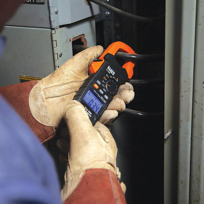 Klein Tools CL700 Auto Ranging Digital Clamp Meter, TRMS 600Amp, AC/DC Volts, Current, LoZ, Continuity, Frequency, NCVT, Temp, More, 1000V