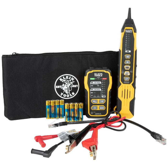 Klein Tools VDV500-920 Wire Tracer Tone Generator and Probe Kit Continuity Tester for Ethernet, Internet, Telephone, Speaker, Coax, Video, and Data Cables, RJ45, RJ11, RJ12