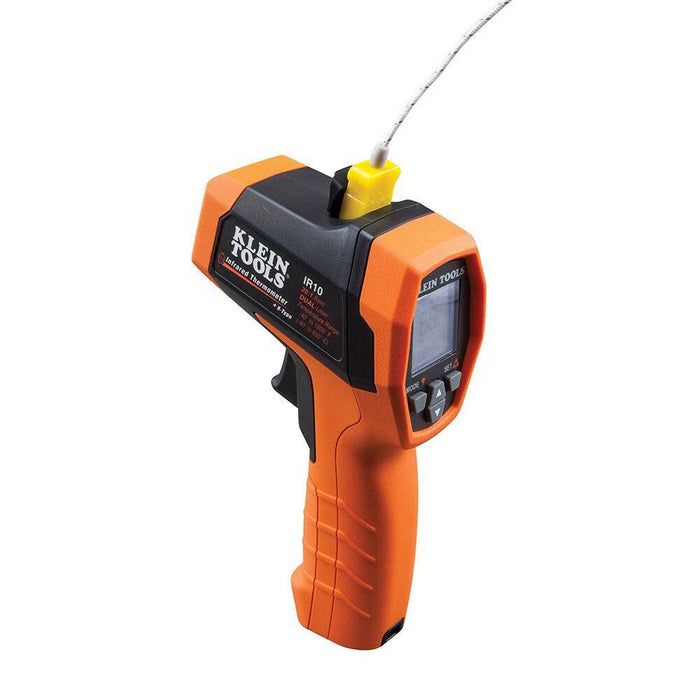 Klein Tools IR10 Infrared Thermometer, Digital Thermometer Gun with Dual Targeting Laser, 20:1