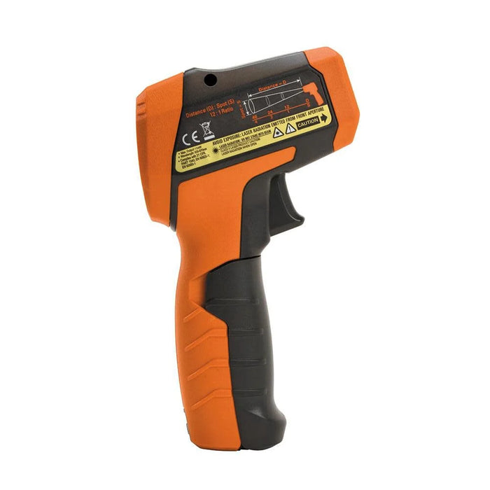 Klein Tools IR5 Dual Laser 12:1 Infrared Thermometer, Digital Thermometer Gun with Backlit Display, Dual Laser Targeting and Auto Scan, Wide Temperature Range