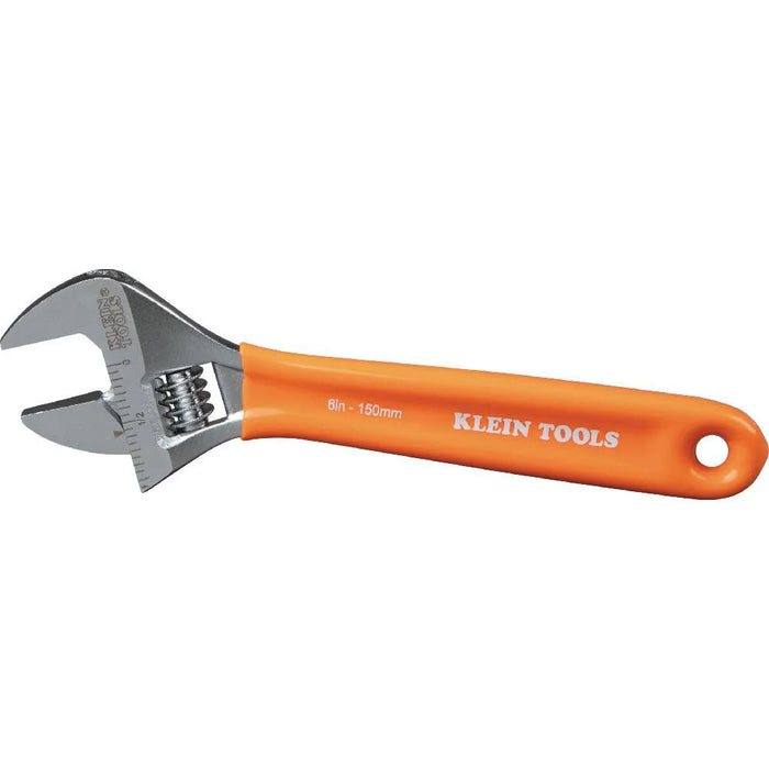 Klein Tools D5073 Adjustable Wrench Set, Extra Capacity, 6-Inch, 8-Inch, 10-Inch, Forged Heat Treated Alloy Steel, Metric and SAE, 3-Piece