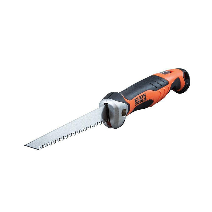 Klein Tools 31737 Folding Jab Saw / Drywall Saw, Hand Saw with Lockback at 180 and 125 Degrees and Tether Hole