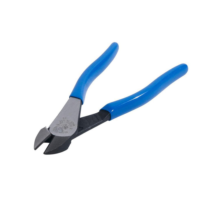 Klein Tools D2000-28 Pliers, Made in USA, Diagonal Cutting Pliers with Angled Head are Heavy-Duty to Cut ACSR, Screws, Nails, Most Hardened Wire, 8-Inch