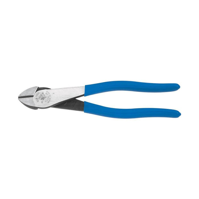 Klein Tools D2000-28 Pliers, Made in USA, Diagonal Cutting Pliers with Angled Head are Heavy-Duty to Cut ACSR, Screws, Nails, Most Hardened Wire, 8-Inch