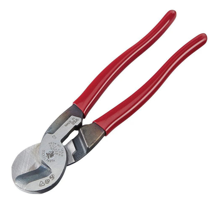 Klein Tools 63225 Cable Cutter, 9-Inch High Leverage Cutter for Aluminum, Copper and Communication Cable