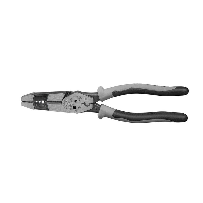 Klein Tools J215-8CR Multitool Pliers, Hybrid Multi Purpose Tool / Crimper, Wire Stripper, Bolt Shearing, Wire Grabbing, Twisting, Looping