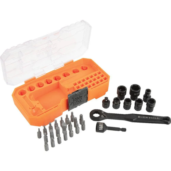 KNECT 1/4" Drive Impact-Rated Pass Through Socket Set 32pc