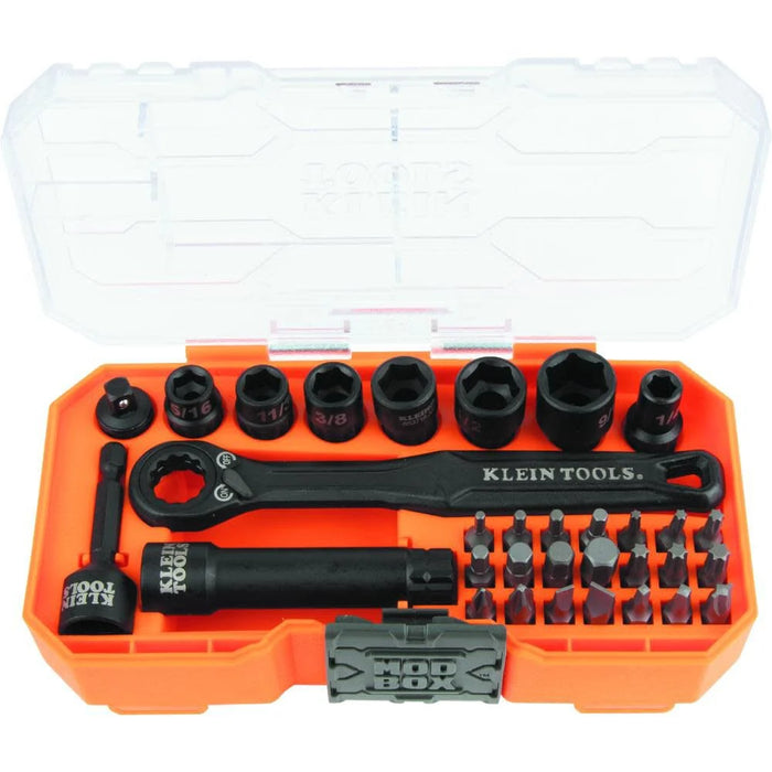 KNECT 1/4" Drive Impact-Rated Pass Through Socket Set 32pc