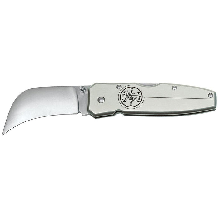 Klein Tools 44006 Pocket Knife, Electricians Knife with 2-5/8-Inch Hawkbill Blade and Aluminum Handle