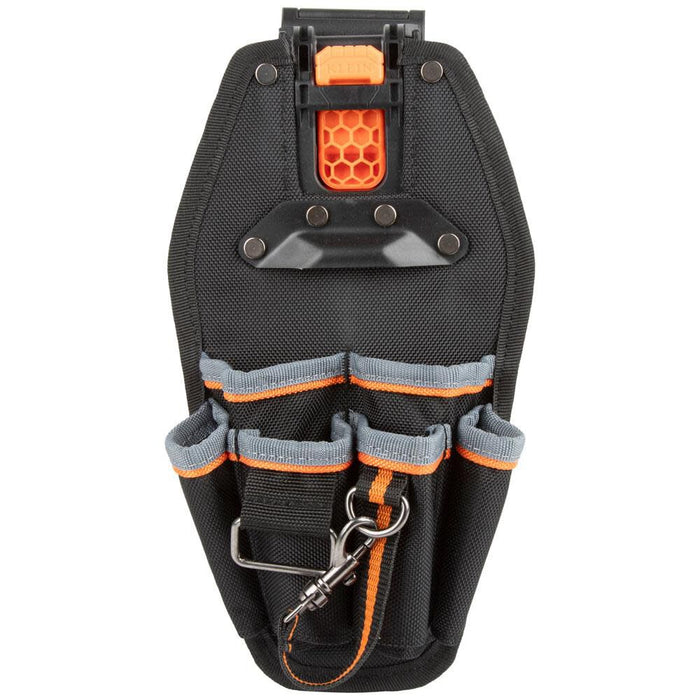 Klein Tools 55830MB MODbox Tool Pouch, 6-Pockets, Electrician Tool Bag, Quickly Attach and Release from Tool Belts and MODBox Rail System