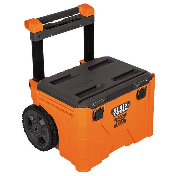 Klein Tools 54802MB MODbox Rolling Toolbox, Modular Tool Storage System with Side Mounting, 10-Inch Rubber Wheels, Removable Handle