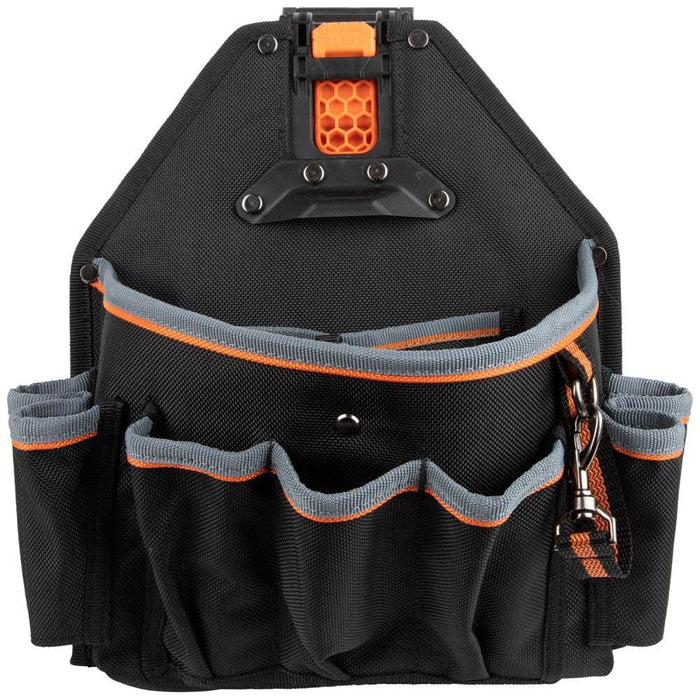 Klein Tools 55829MB Tool Vest with Tool Pouches, Fully Adjustable, Padded Support for Electricians, Carpenters, Construction