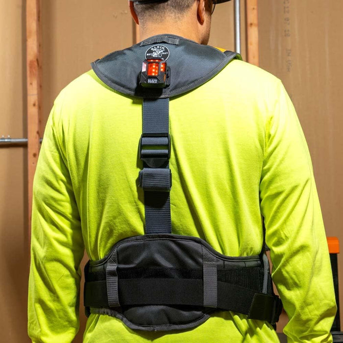 Klein Tools 55829MB Tool Vest with Tool Pouches, Fully Adjustable, Padded Support for Electricians, Carpenters, Construction