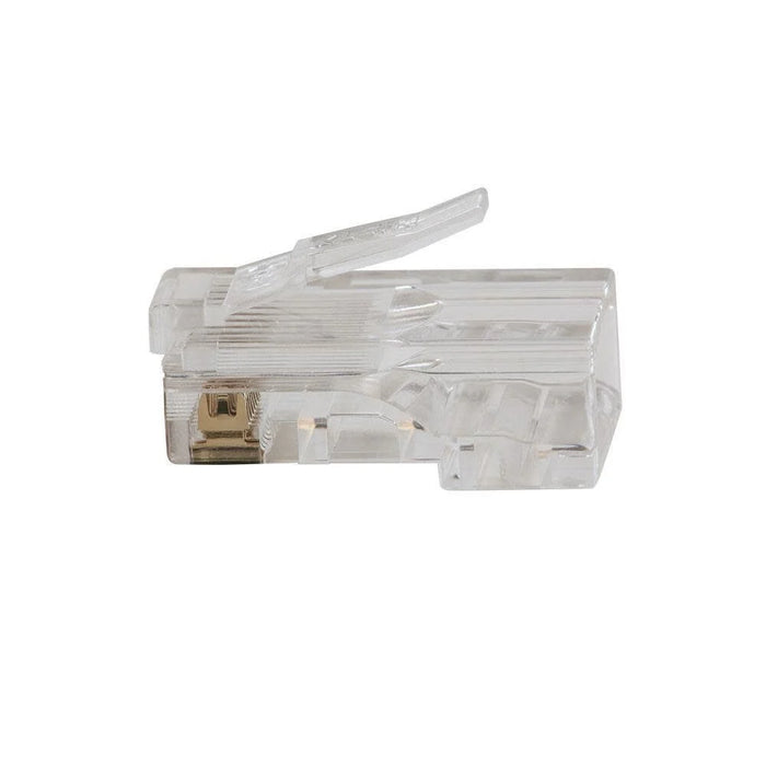 Klein Tools VDV826-763 Pass-Thru Modular Data Plug, RJ45 CAT6, Gold Plated, Pass Through Connectors 200-Pack