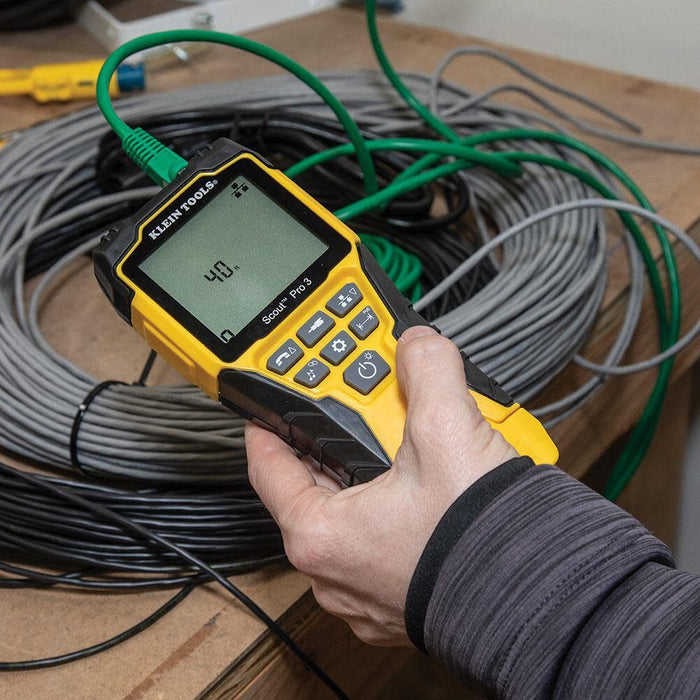 Klein Tools VDV501-852 Cable Tester with Remote, VDV Scout Pro 3 Test Kit Locates and Tests Voice, Data and Video Cables