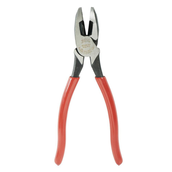 Klein Tools HD2000-9NE Side Cutter Linemans Pliers Cut ACSR, Made in USA, Screws, Nails, Hard Wire, 9-Inch Electrical Pliers