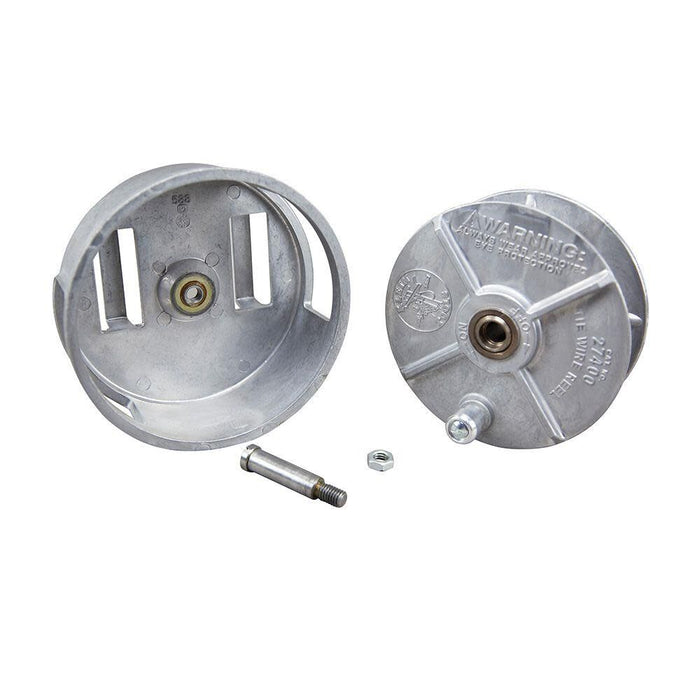 Klein Tools 27400 Tie wire Reel, Made in USA, Lightweight Aluminum, Left Handed and Right Handed with Rewind Knob