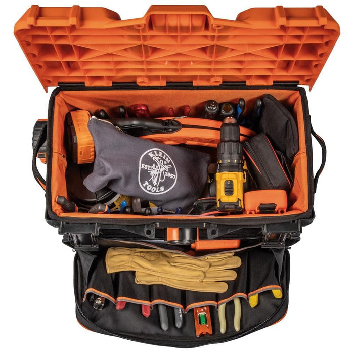 Klein Tools 55473RTB Rolling Tool Bag, Tradesman Pro Tool Master, 250lbs Load Rated