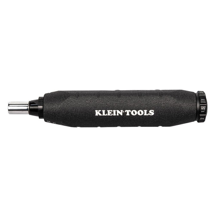 Klein Tools 57032 Screwdriver Set, Made in USA, Torque Screwdriver Kit with Phillips, Slotted, Square Bits, 1/4-Inch Nut Driver, Case Included, 6-Piece