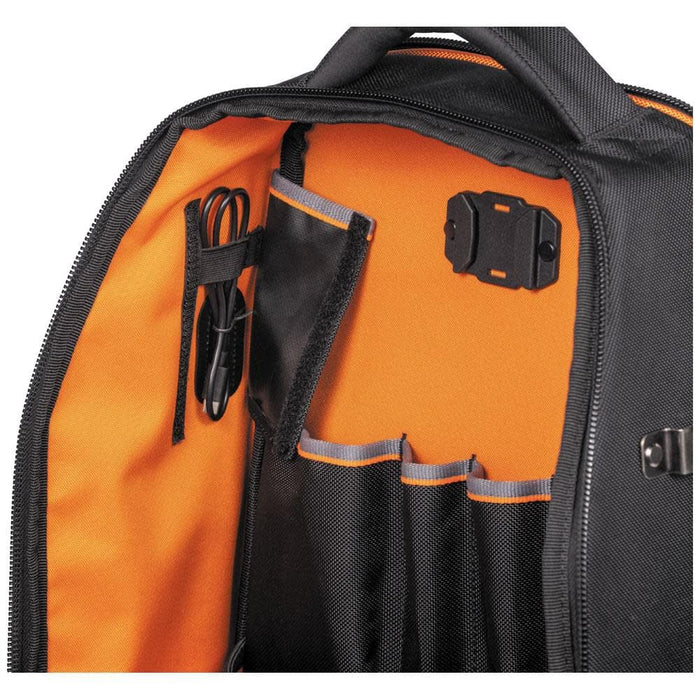 Klein Tools Backpack, Black/Orange