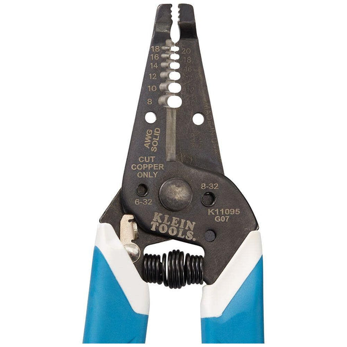 Klein Tools K11095 Klein-Kurve Wire Stripper and Cutter, for 8-18 AWG Solid and 10-20 AWG Stranded Wire