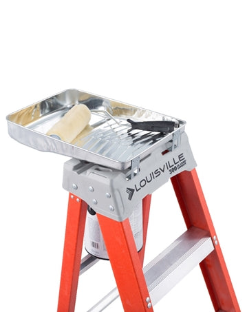 Louisville Ladder 6-Foot Fiberglass Step Ladder, 300-Pound Capacity