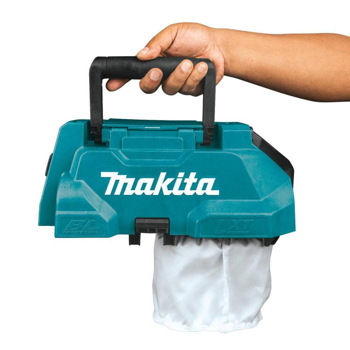 Makita 18V LXT Lithium-Ion Brushless Cordless 2 Gallon HEPA Filter Portable Wet/Dry Dust Extractor/Vacuum (Bare Tool)