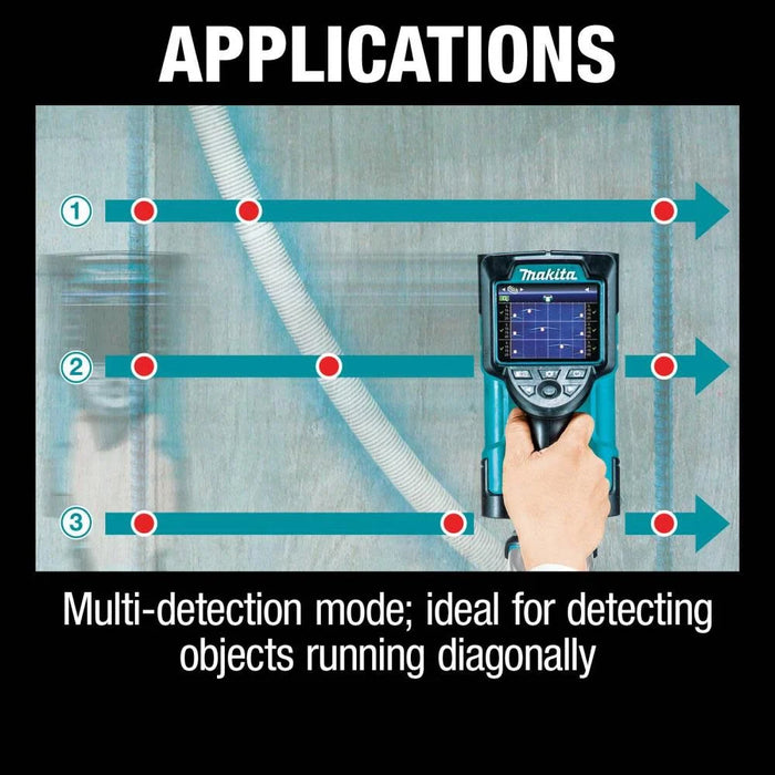 Makita (DWD181ZJ) 18V LXT Lithium-Ion Cordless Multi-Surface Scanner, with Interlocking Storage Case